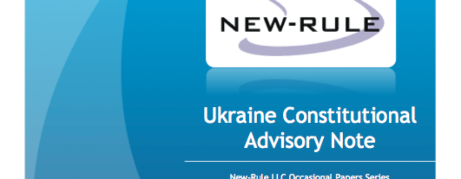 Ukraine Constitutional Advisory Note